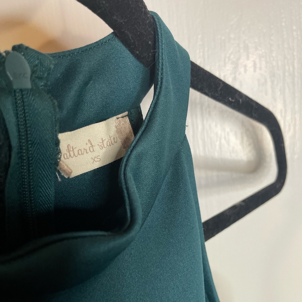 Altar’d State Hunter Green Skater Dress
